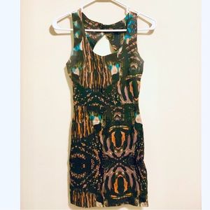 Jealous Tomato Bodycon Patterned Dress